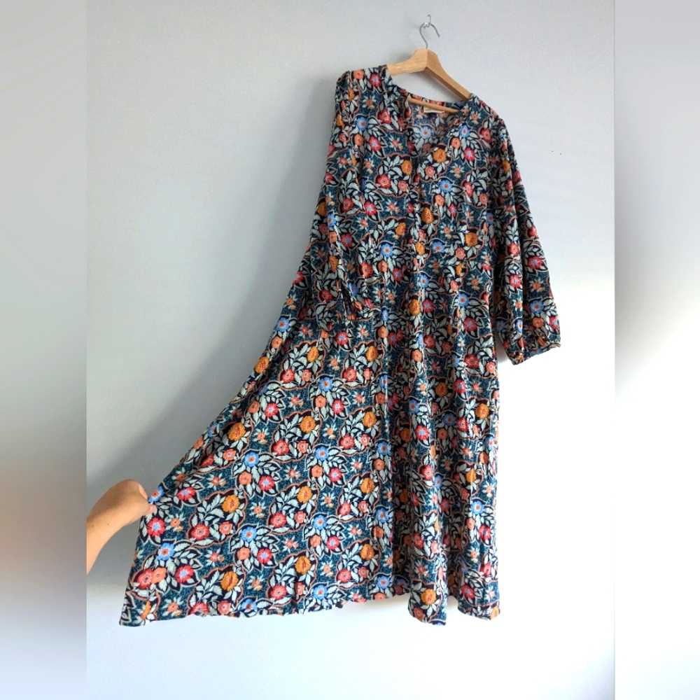 Plus size, Vintage vibes, Tropical Floral cotton dress, Universal Thread XXL
